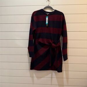 Steve Madden Burgundy and Navy Dress